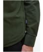 Men's Barbour Runnymede Tailored Micro Cord Shirt - Forest