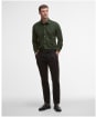 Men's Barbour Runnymede Tailored Micro Cord Shirt - Forest