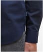 Men's Barbour Throckley Pin Point Oxford Tailored Shirt - Navy