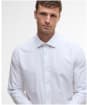 Men's Barbour Throckley Pin Point Oxford Tailored Shirt - White