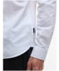 Men's Barbour Throckley Pin Point Oxford Tailored Shirt - White
