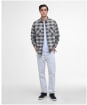 Men's Barbour International Ashby Ombre Shirt - Black