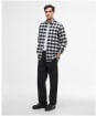 Men's Barbour International Blackstreak Check Shirt - Black