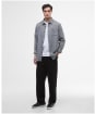 Men's Barbour International Watson Houndstooth Shirt - Black