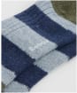 Men’s Barbour Houghton Stripe Socks - Bluestone
