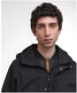 Men's Barbour Re-Engineered Hooded Wading Spey Showerproof Jacket - Black