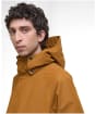 Men's Barbour Re-Engineered Hooded Wading Spey Showerproof Jacket - Bronze Brown