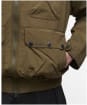 Men's Barbour Re-Engineered Hooded Showerproof Flight Bedale Jacket - Beech