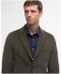 Men's Barbour Wallington Cord Blazer - Olive