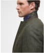 Men's Barbour Godfrey Moons Shetland Blazer - Olive