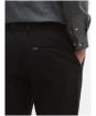 Men's Barbour Sueded Sateen Tailored Fit Trouser - Black