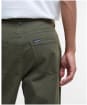 Men's Barbour Washed Stretch Twill Regular Fit Trouser - Forest