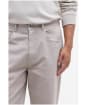 Men's Barbour Washed Stretch Twill Regular Fit Trouser - Concrete
