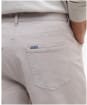 Men's Barbour Washed Stretch Twill Regular Fit Trouser - Concrete