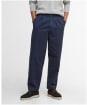 Men's Barbour Bayview Herringbone Trouser - Navy
