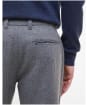Men's Barbour Wool Blend Tailored Trouser - Grey Marl