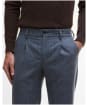 Men's Barbour Kensington Check Trouser - Navy