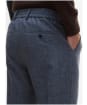 Men's Barbour Kensington Check Trouser - Navy