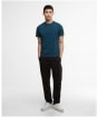 Men's Barbour International Small Logo Tee - Shaded Emerald