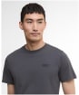 Men's Barbour International Small Logo Tee - Asphalt