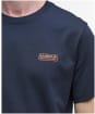 Men's Barbour International Small Logo Tee - Dark Navy