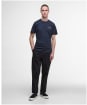 Men's Barbour International Small Logo Tee - Dark Navy