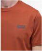 Men's Barbour International Small Logo Tee - Dark Ginger