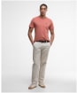 Men's Barbour Sports Tee - Earth Pink