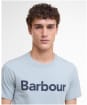 Men's Barbour Logo Tee - Mineral Blue