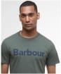 Men's Barbour Logo Tee - Thyme
