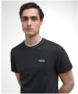 Men's Barbour International Buxton Tipped Cotton T-Shirt - Black 2