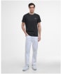 Men's Barbour International Buxton Tipped Cotton T-Shirt - Black 2