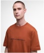 Men's Barbour International Motored T-Shirt - Dark Ginger