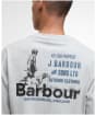 Men's Barbour Pointer Long Sleeve Graphic T-Shirt - Grey Marl