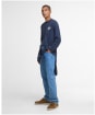 Men's Barbour Pointer Long Sleeve Graphic T-Shirt - Navy