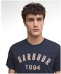 Men's Barbour Hollins Applique T-Shirt - Navy