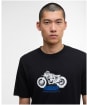 Men's Barbour International Cruise Graphic T-Shirt - Black