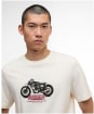 Men's Barbour International Cruise Graphic T-Shirt - Whisper White