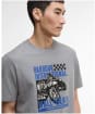 Men's Barbour International Weekender Graphic T-Shirt - Anthracite Marl