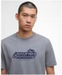 Men's Barbour International Pillion Graphic T-Shirt - Anthracite Marl