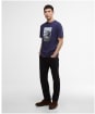 Men's Barbour International Port T-Shirt - Royal Blue