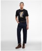 Men's Barbour International Flash Graphic T-Shirt - Black