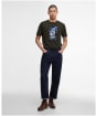 Men's Barbour International Flash Graphic T-Shirt - Sage