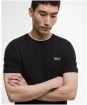 Men's Barbour International Seb Textured T-Shirt - Black