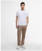 Men's Barbour International Seb Textured T-Shirt - Optic White