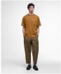 Men's Barbour Leazes T-Shirt - Bronze