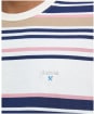 Men's Barbour Aickmen Tailored Striped T-Shirt - Whisper White