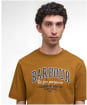 Men's Barbour Fort Relaxed Graphic T-Shirt - Bronze Brown