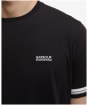 Men's Barbour International Bruce Tipped Cuff T-Shirt - Black