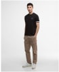 Men's Barbour International Bruce Tipped Cuff T-Shirt - Black